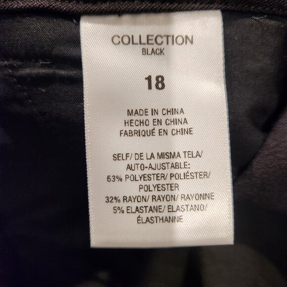 Favorite Daughter the favorite black wide-leg pants shorties size 18 - Picture 7 of 7